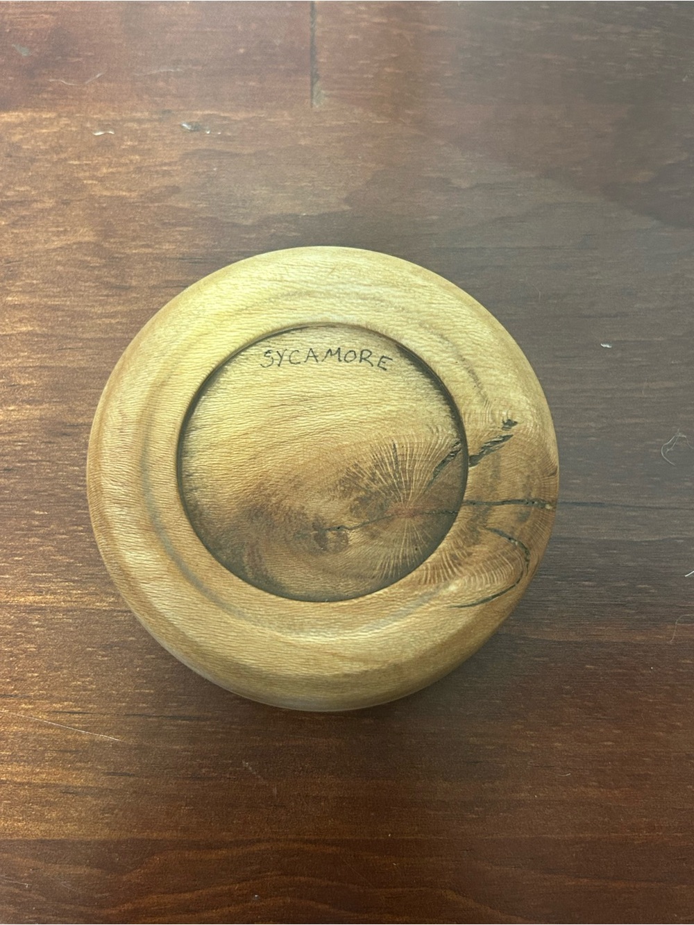 Wood Soap Dish | Sycamore Handcrafted Wooden Soap Holder Rustic Bathroom Decor - Picture 4 of 6